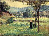 Flower Garden at Brookville by Theodore Clement Steele